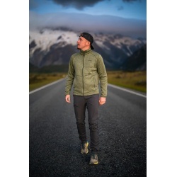 Husky Kixees M dk grey panske outdoorove zateplene softshell kalhoty na beh bezky 2