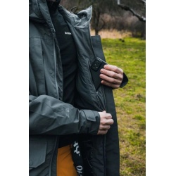 Husky Nigalo M graphite panska vodeodolna zimni bunda s kapuci Huskytech 5