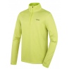 Husky Artic M bright green panska sportovni funkcni tenci mikina s polovicnim zipem