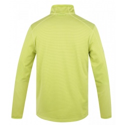 Husky Artic M bright green panska sportovni funkcni tenci mikina s polovicnim zipem 1