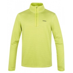 Husky Artic M bright green panska sportovni funkcni tenci mikina s polovicnim zipem 2