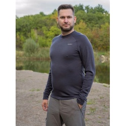 Husky Aron M graphite panska funkcni sportovni mikina Merino vlna 3