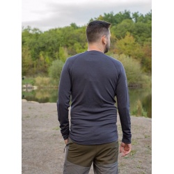 Husky Aron M graphite panska funkcni sportovni mikina Merino vlna 4