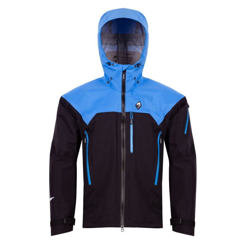 High Point Protector Brother 60 Jacket black brilliant blue panska nepromokava bunda