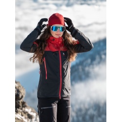 High Point Explosion 80 Lady Jacket blackred damska nepromokava bunda Pertex Shield 3L 2