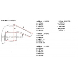 _Progres Coolio JKT petrol svetle modra detska lehka softshellova bunda na bezky zmereno