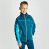 Progres Coolio JKT petrol svetle modra detska lehka softshellova bunda na bezky3