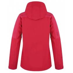 Husky Sevan L pink ruzova damska softshellova celorocni bunda s kapuci 1