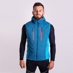 Progres Fantom Vest petrol sv modra panska lehka hybridni vesta DWR na bezky turistiku4