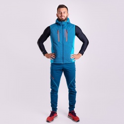Progres Fantom Vest petrol sv modra panska lehka hybridni vesta DWR na bezky turistiku7