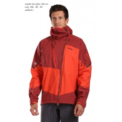 Direct Alpine Guide 80 palisander brick panska nepromokava hardshellova bunda Gelanots 2