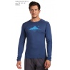 Direct Alpine Furry Long 2 navy glacial lake panske triko dlouhy rukav 100 Merino vlna 1