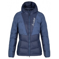 Kilpi Tevery W tmave modra SL0115 damska zimni bunda DWR kombinace peri Primaloft