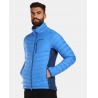 Kilpi ActisM modra UM0118KIBLU panska lehka prosivana bunda se vsadkami a kapuci 1