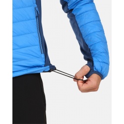 Kilpi ActisM modra UM0118KIBLU panska lehka prosivana bunda se vsadkami a kapuci 3