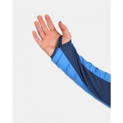 Kilpi ActisM modra UM0118KIBLU panska lehka prosivana bunda se vsadkami a kapuci 4