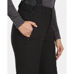 Kilpi Rhea W cerna UL0407KIBLK damske nepromokave zimni lyzarske kalhoty 2