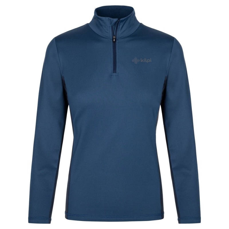 Kilpi Willie Woman tmave modra SL0507KIDBL damske funkcni triko dlouhy rukav kratky zip