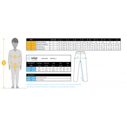 _Kilpi Mimas Junior cerna SJ0401KIBLK detske zimni vodeodolne lyzarske kalhoty zmereno