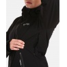 Kilpi Valera W cerna UL0108KIBLK damska vodeodolna zimni lyzarska bunda 3