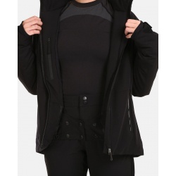 Kilpi Valera W cerna UL0108KIBLK damska vodeodolna zimni lyzarska bunda 4