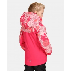 Kilpi Samara JG ruzova UJ0113KIPNK detska juniorska nepromokava zimni lyzarska bunda 2