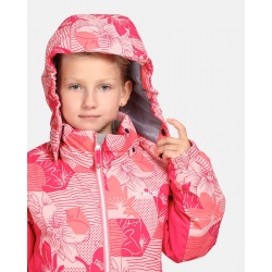 Kilpi Samara JG ruzova UJ0113KIPNK detska juniorska nepromokava zimni lyzarska bunda 3