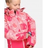 Kilpi Samara JG ruzova UJ0113KIPNK detska juniorska nepromokava zimni lyzarska bunda 4