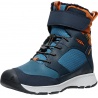 Keen Skua Winter WP Youth sky captain gold flame detske zimni vysi nepromokave boty 2