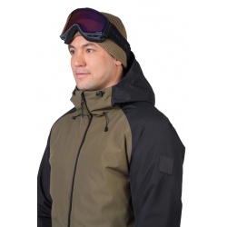 Hannah Mascon II dark olive anthracite panska zimni vodeodolna lyzarska bunda 9