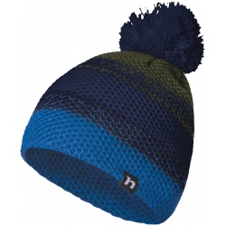 Hannah Otik Jr II detska pletena zimni cepice zateplena fleecem medieval blue