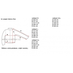 _Sir Joseph Stelvio Man black panska teplejsi zimni perova bunda DWR sirsi strih zmereno