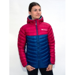 Sir Joseph Atol hooded Lady II fuchsia navy lehka damska perova zimni bunda s kapuci DWR 1