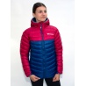 Sir Joseph Atol hooded Lady II fuchsia navy lehka damska perova zimni bunda s kapuci DWR 1
