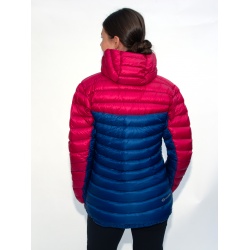 Sir Joseph Atol hooded Lady II fuchsia navy lehka damska perova zimni bunda s kapuci DWR