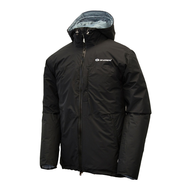 Sir Joseph Grivola Man black panska nepromokava zimni bunda s kapuci Alpska vlna