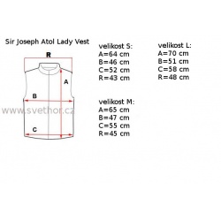 _Sir Joseph Atol Lady Vest II fuchsia navy lehka damska perova zimni vesta DWR zmereno