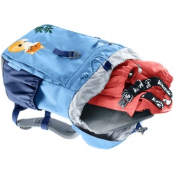 Deuter Waldfuchs 10l detsky turisticky batoh s plastenkou a podsedakem wave 7