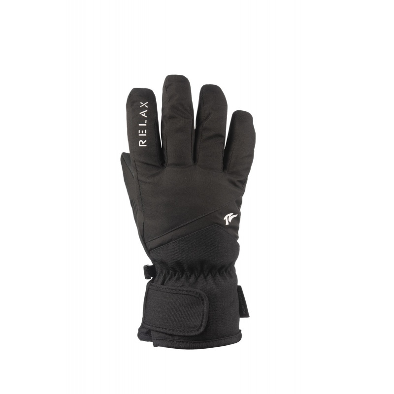 Relax Laro RR23B cerna detske lyzarske prstove rukavice 10000