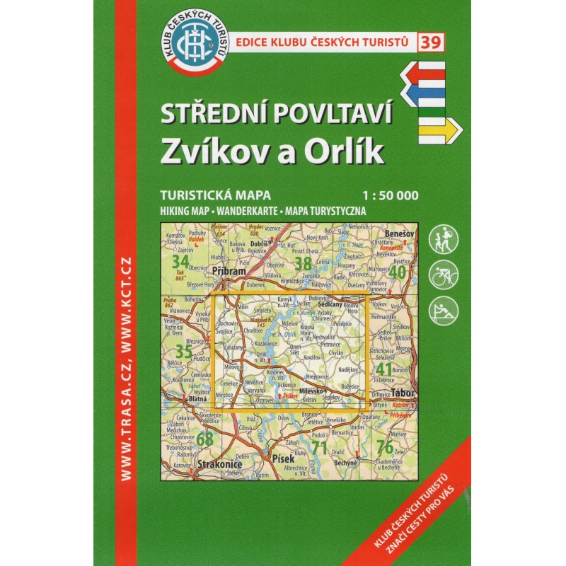 KcT 39 Stredni Povltavi, Zvikov a Orlik 50 000