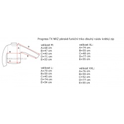 _Progres TX NRZ petrol pansky funkcni rolak s kratkym zipem zmereno