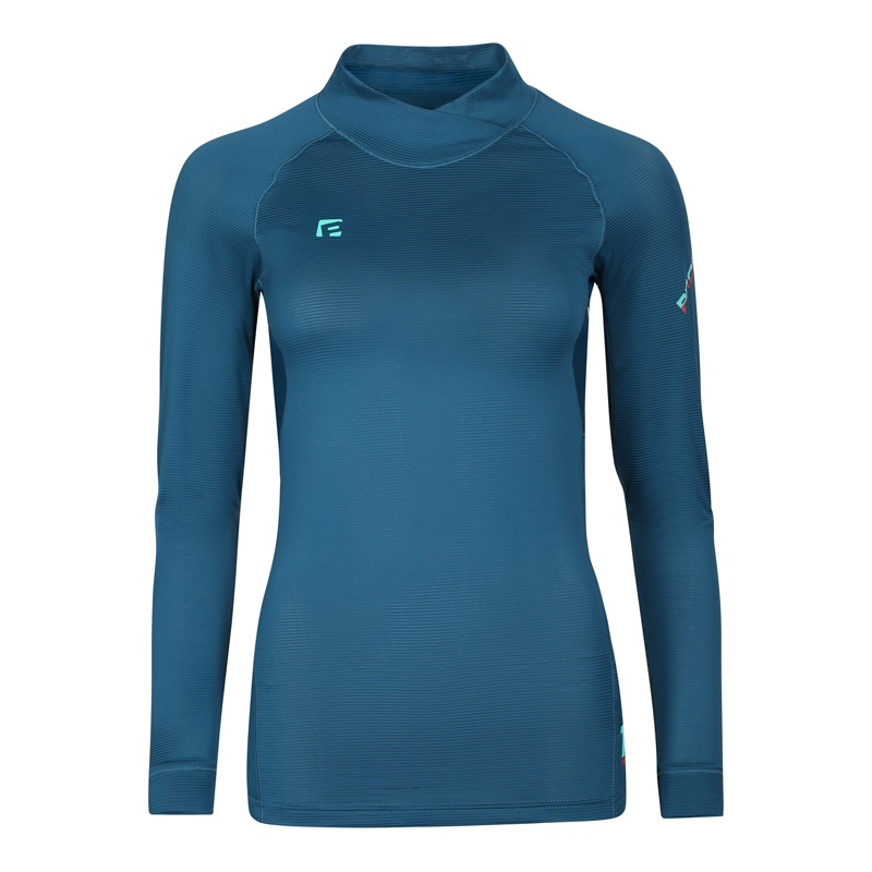 Progres TX NSTZ petrol damske funkcni triko se stojackem dlouhy rukav