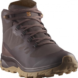 Salomon OUTsnap CSWP W 476851 Black Coffee peppercorn damske zimni nepromokave boty