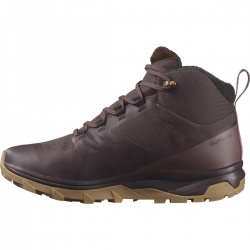 Salomon OUTsnap CSWP W 476851 Black Coffee peppercorn damske zimni nepromokave boty 2