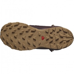 Salomon OUTsnap CSWP W 476851 Black Coffee peppercorn damske zimni nepromokave boty 4