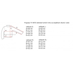 _Progres TX NSTZ cerna damske funkcni triko se stojackem dlouhy rukav zmereno