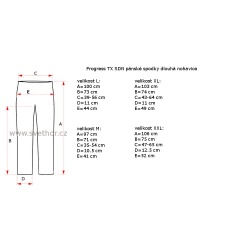 _Progres TX SDN cerna panske spodky dlouha nohavice zmereno