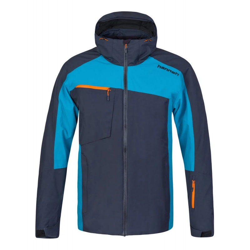 Hannah Kelton anthracite methyl blue panska zimni vodeodolna lyzarska bunda 