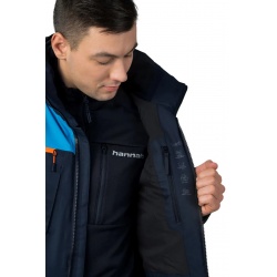 Hannah Kelton anthracite methyl blue panska zimni vodeodolna lyzarska bunda 7