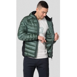 Hannah Revel Hoody dark forest anthracite panska lehka zimni prosivana bunda s kapuci 4